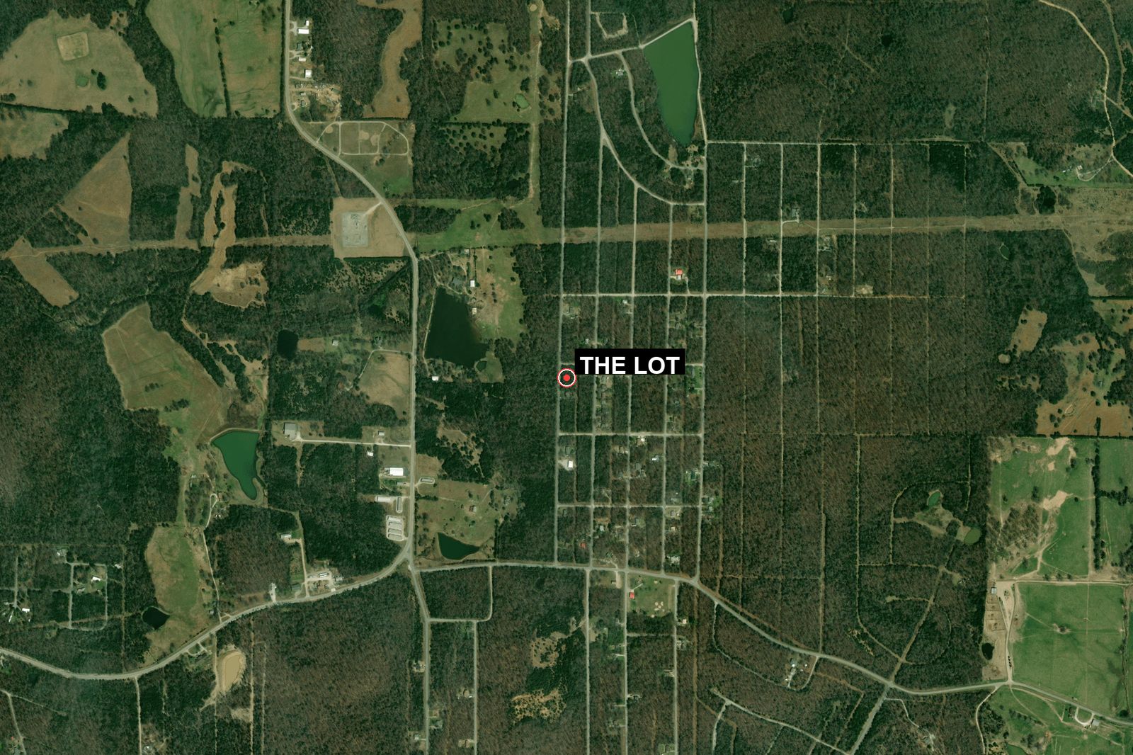 Labeled location map of the Ranchview Rd lot in Horseshoe Bend
